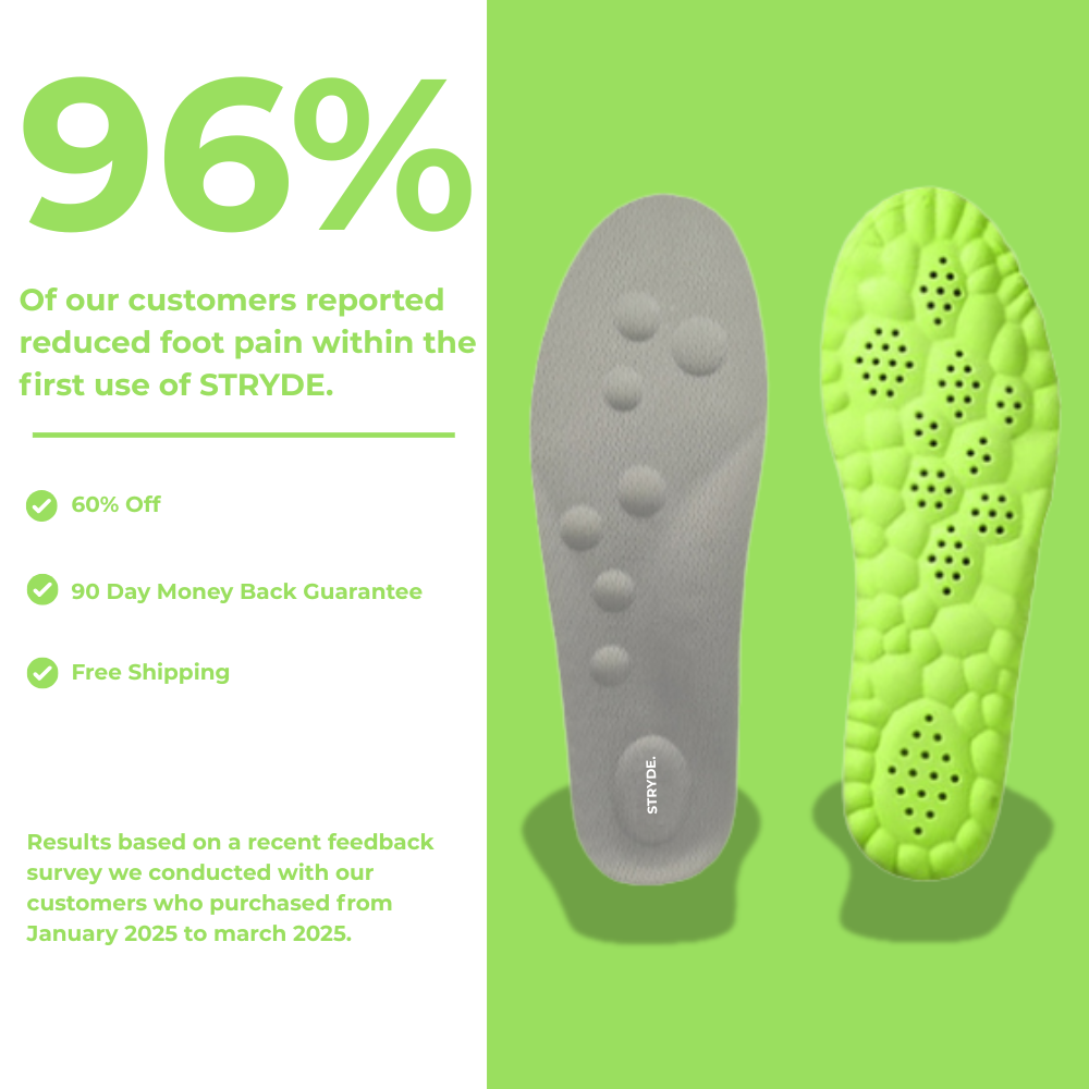 STRYDE.™ Active Relief Insoles