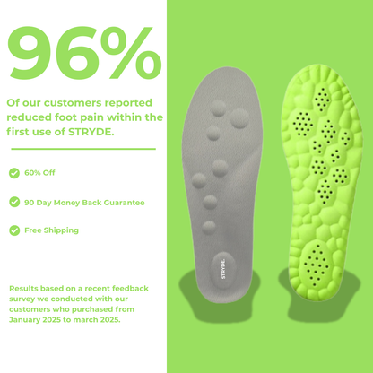 STRYDE.™ Active Relief Insoles